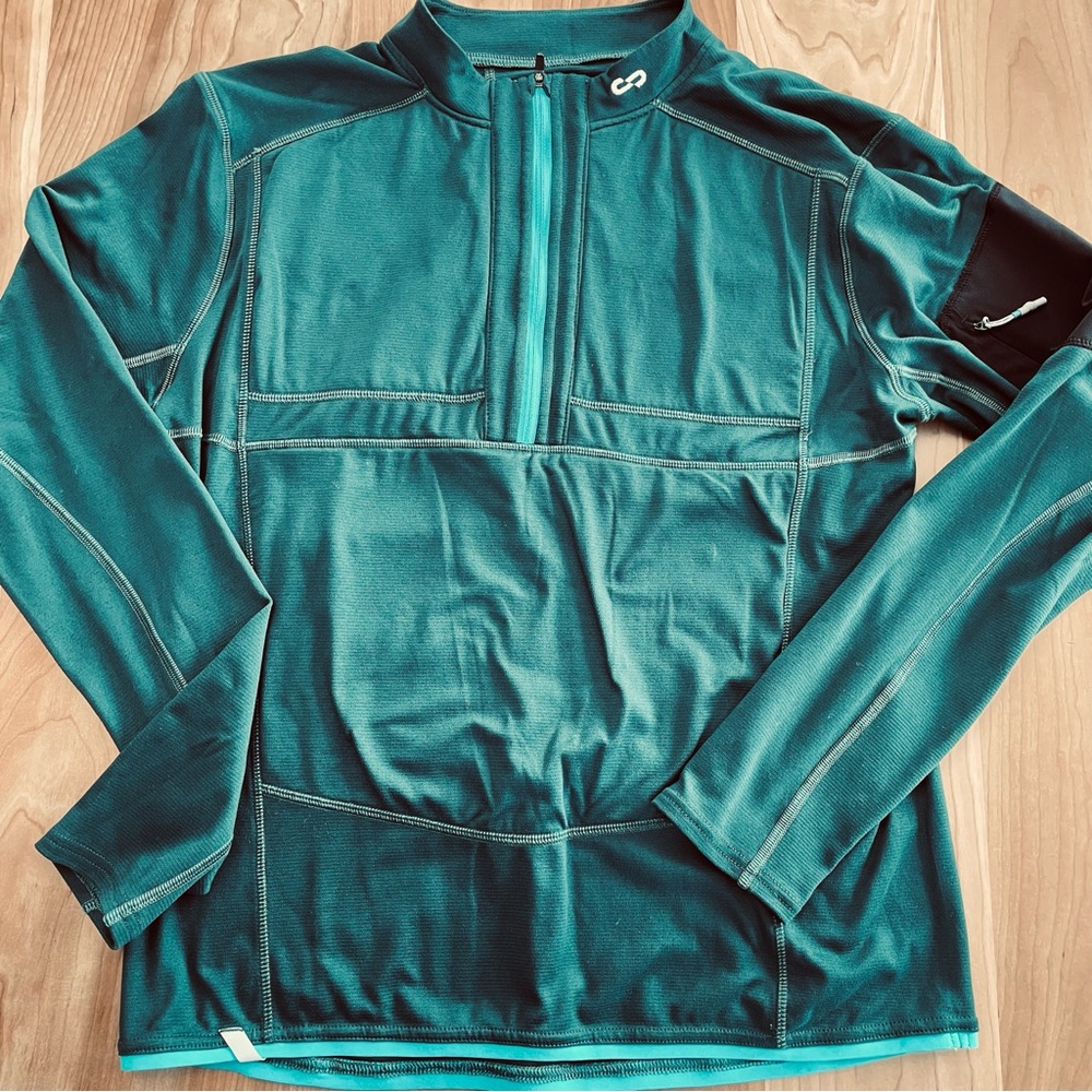 Oros Solarcore Horizon Quarter Zip Men’s Medium Evergreen Insulated